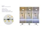 LED svítidlo - plafon NYMPHEA CITY PRO 24W s mikrovlným čidlem, IP65, CCT 2400lm