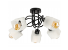 LED stropní lampa LOFT - 5xE27 - CUBE WHITE
