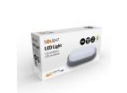 Solight LED venkovní osvětlení oválné, 20W, 1500lm, 4000K, IP54, 26cm, šedá barva