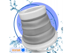 XCP-5L-ŠEDÁ | Skládací kbelík | Silikon | Přenosný