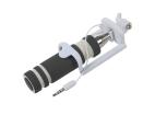 Z-08 | Teleskopická telefonická selfie tyč s jack kabelem pro dálkové ovládání spouště