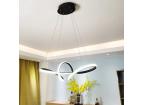 Moderní stropní svítidlo LED + Ovladač APP823-CP Black
