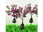 FLD-16-PURPLE | Solární zahradní lampa LED Orchid bouquet | 60 cm, 600 mAh