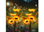 FLD-36-ŽLUTÁ | Zahradní solární lampa LED Sunflowers | 75 cm, 600 mAh