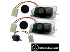 ML-BM2 LED projektor s logem namontovaný v bočním zrcátku | Hologram Mercedes W205, W213, W222, CLS | Vítejte logo