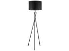 HM113-ČERNÁ | Černá stojací lampa | Moderní stylové osvětlení do obývacího pokoje a ložnice | Černá stojací lampa s kovovým rámem
