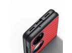 Dux Ducis Fino pouzdro s nylonovým potahem Huawei P50 Pocket červené