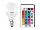 LED žárovka LED E14 P45  5,5W = 40W 470lm RGBW 200° OSRAM Star + Ovladač