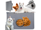 MLG-5538 | XL | Vodotěsná podložka umístěná pod misku pro domácí mazlíčky | velká silikonová podložka pro psy a kočky