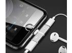 UA-008 | Lightning adaptér - 2x Lightning | Audio adaptér pro iPhone