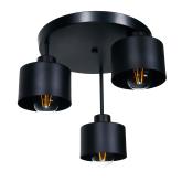 LED stropní svítidlo B7124 - 3xE27 - černé