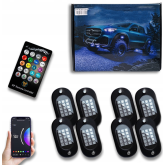 Automobilové žárovky | RGB LED | 8 kusů