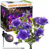 FLD-27-PURPLE | Begonia LED solární zahradní lampa | 60 cm, 600 mAh