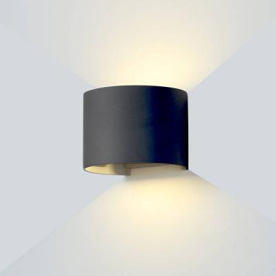 LED Wall Light Černá Body kruhové 6W Teplá bílá
