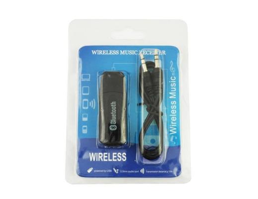 M1-Černá | Audio přijímač | Bluetooth AUX USB vysílač adaptér