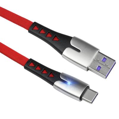 UC-008 | Typ-C 1M | USB 5A kabel s LED pro telefon
