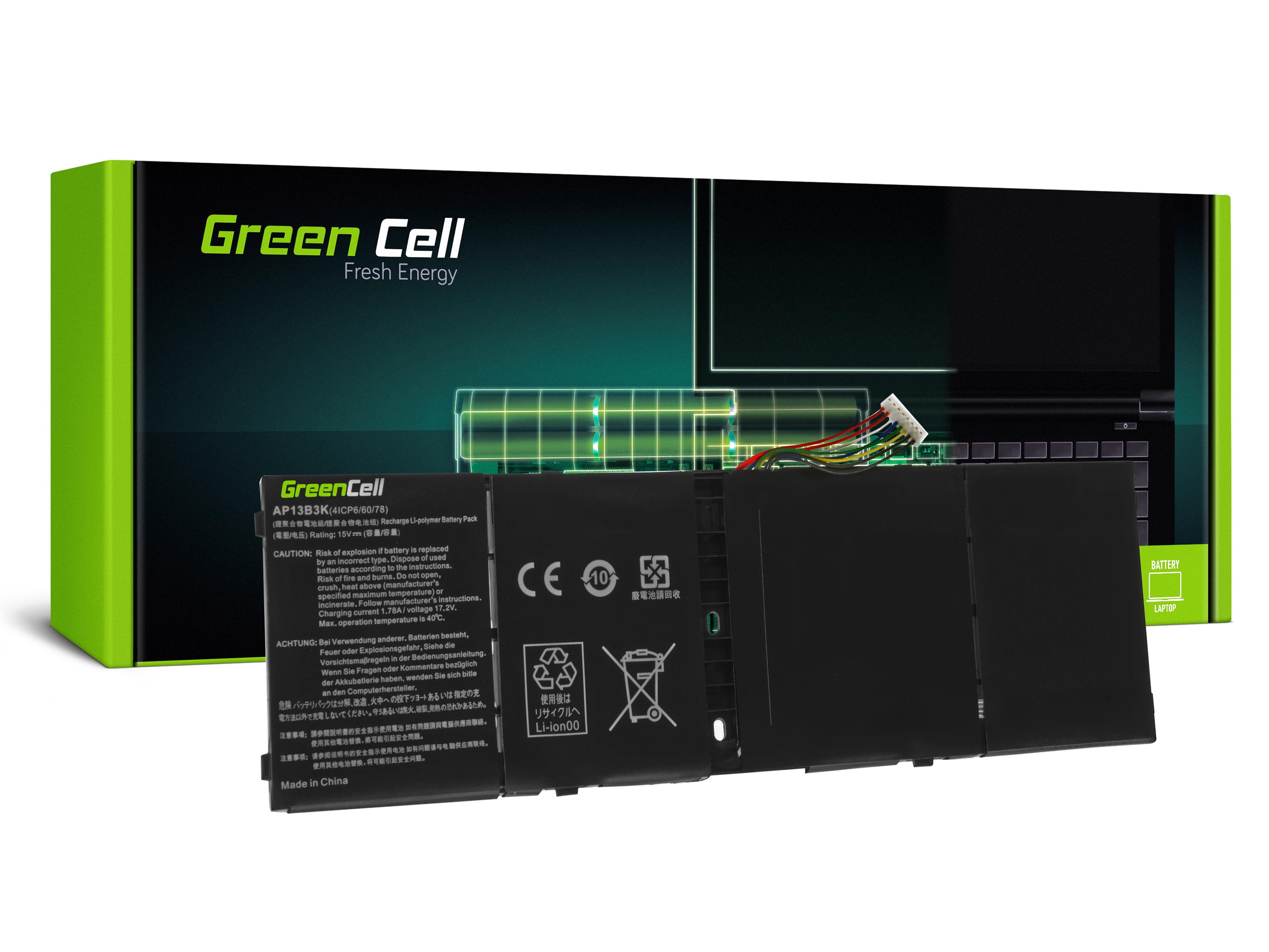 Green Cell Baterie AP13B3K pro Acer Aspire ES1-511 V5-552 V5-552P V5-572 V5-573 V5-573G V7-581 R7-571 R7-571G AC48