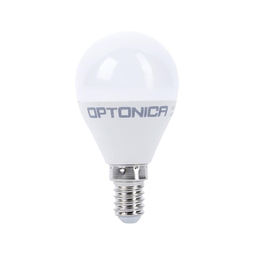 Optonica LED Žárovka E14 G45 8W 8W Neutrální bílá