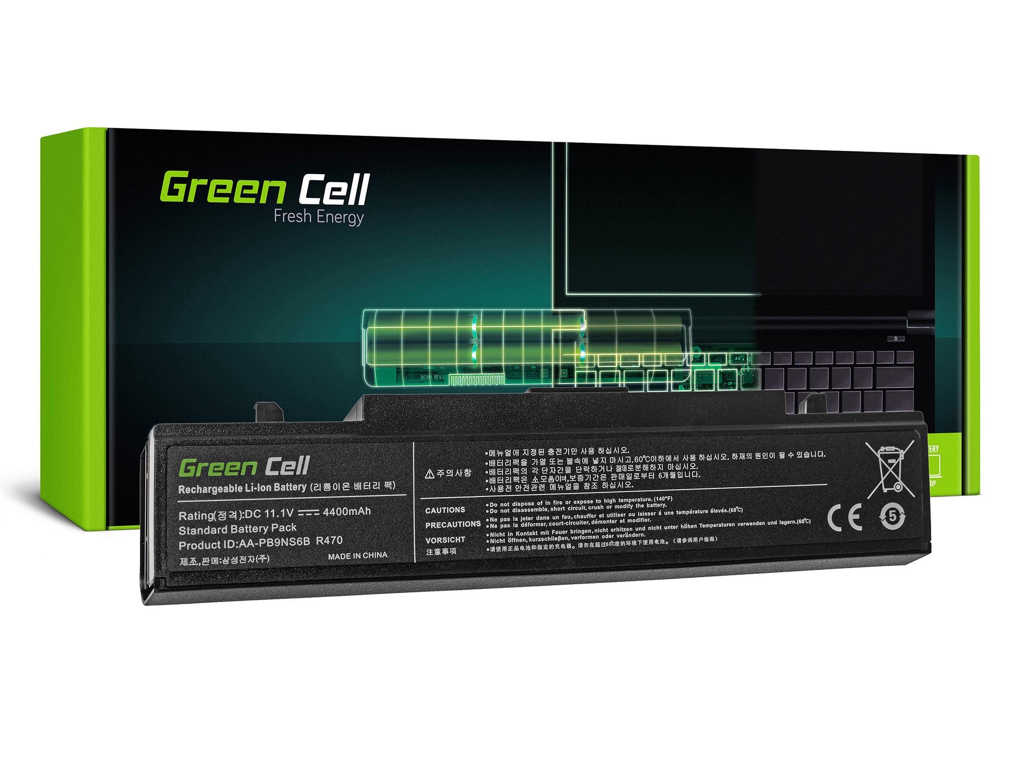 Green Cell Baterie AA-PB9NC6B AA-PB9NS6B pro Samsung R519 R522 R525 R530 R540 R580 R620 R780 RV510 RV511 NP300E5A NP350V5C SA01