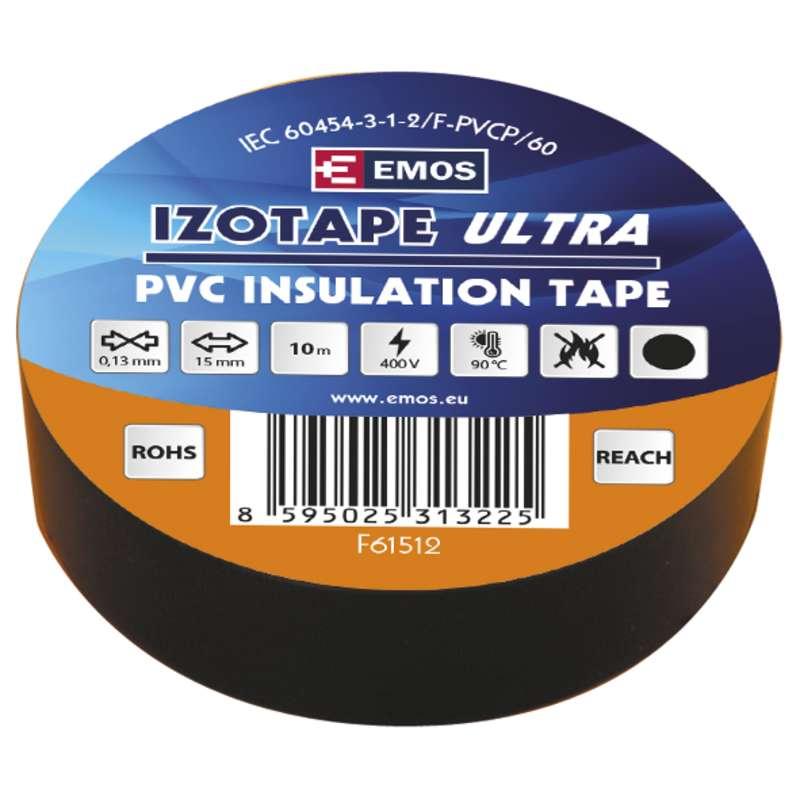 Emos Izolační páska PVC 15mm / 10m černá 10 ks F61512
