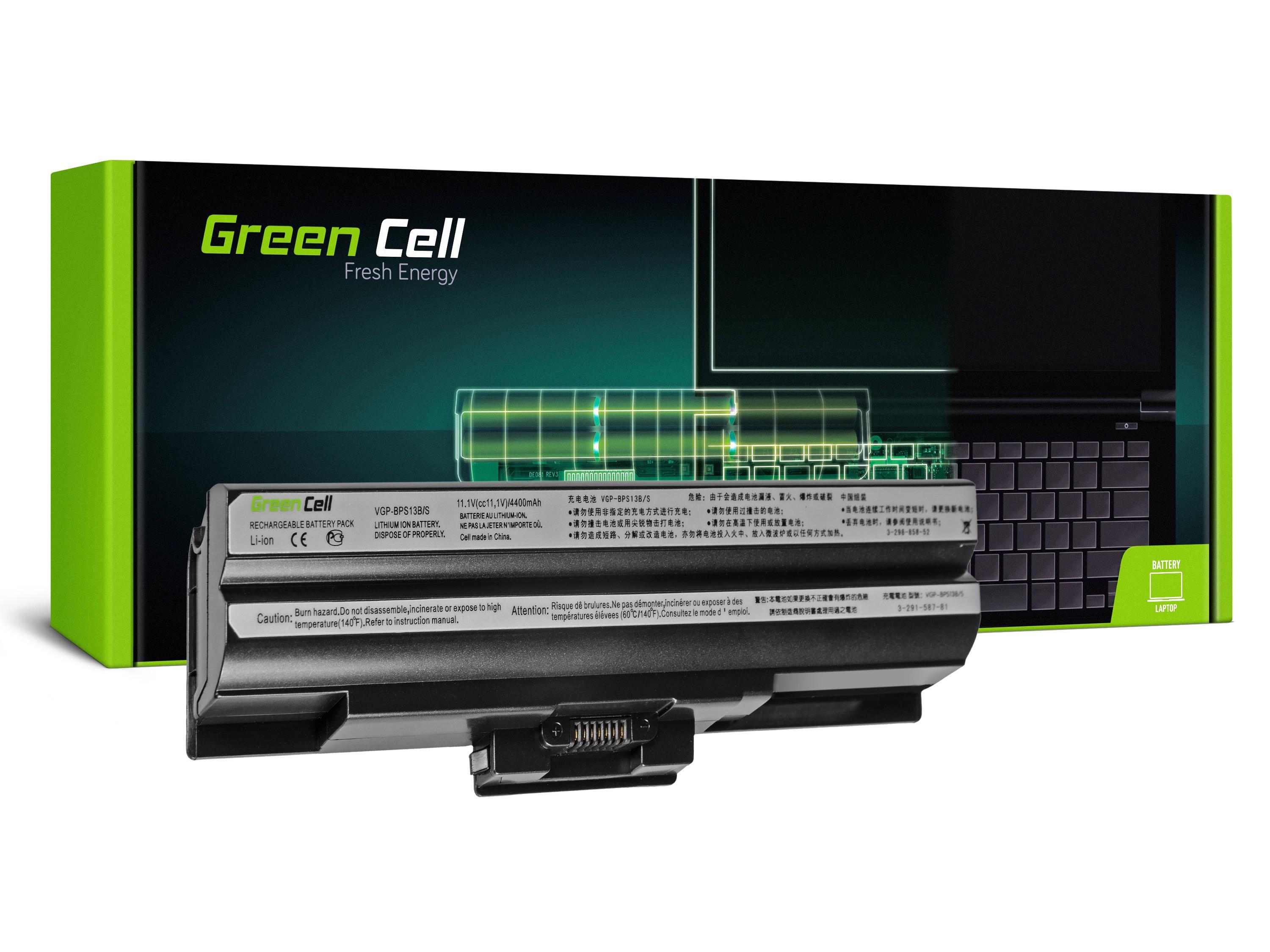 Green Cell Baterie VGP-BPS13 VGP-BPS21A VGP-BPS21B pro Sony Vaio VGN-FW PCG-31311M 3C1M 81112M 81212M (Black) SY03