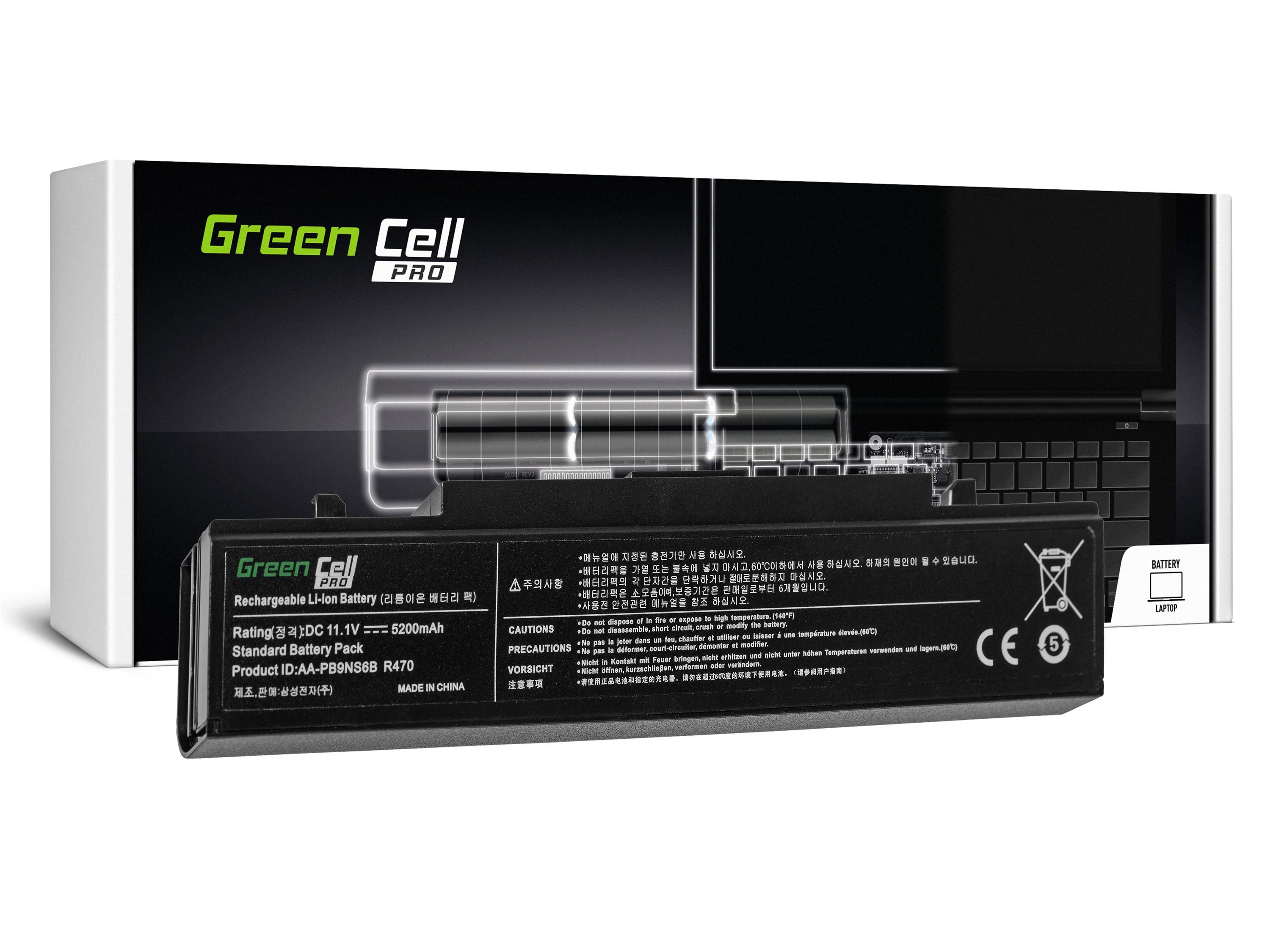 Green Cell Baterie PRO AA-PB9NC6B AA-PB9NS6B pro Samsung R519 R522 R525 R530 R540 R580 R620 R780 RV510 RV511 NP300E5A NP350V5C SA01PRO