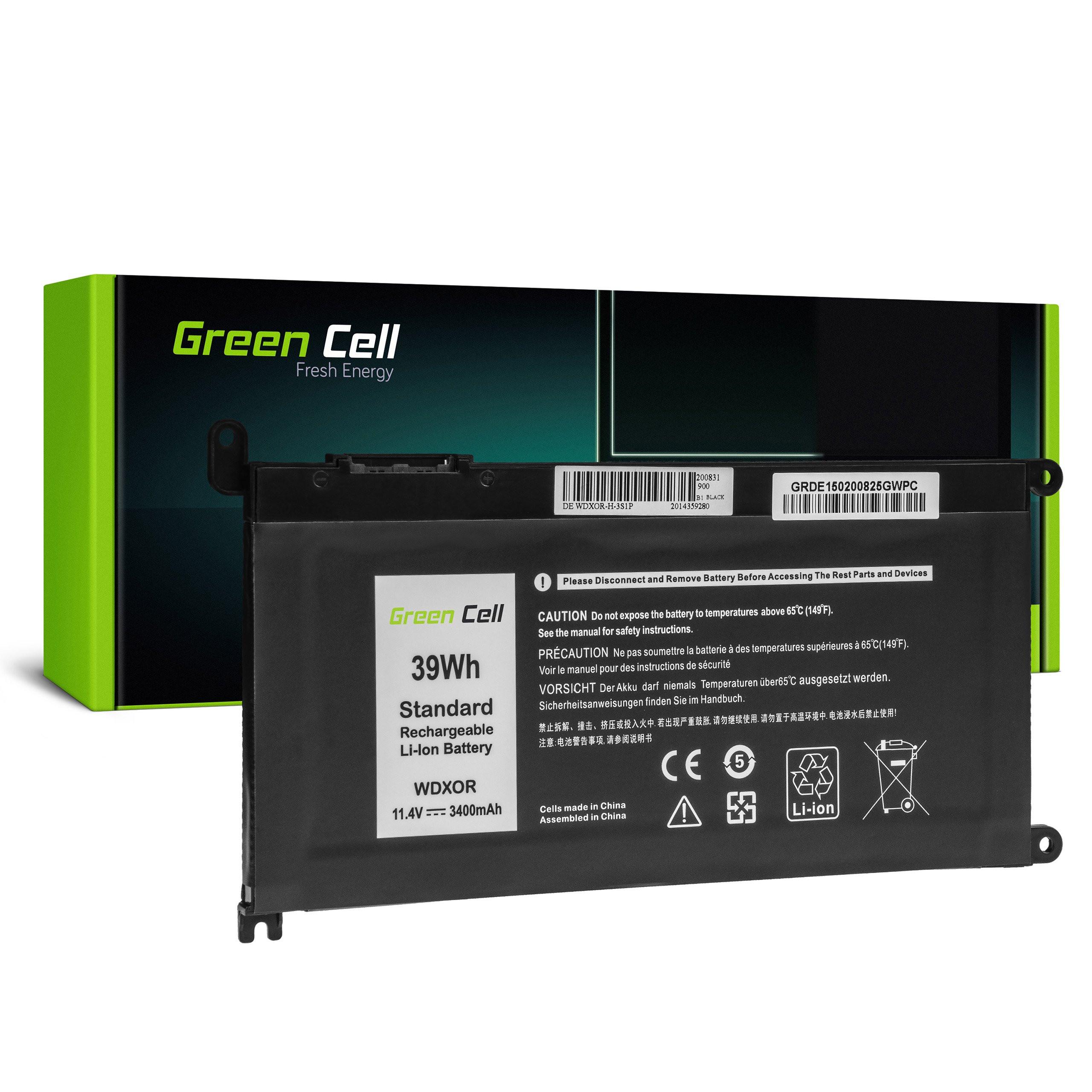 Green Cell Baterie WDX0R WDXOR pro Dell Inspiron 13 5368 5378 5379 14 5482 15 5565 5567 5568 5570 5578 5579 7560 7570 17 5770 DE150