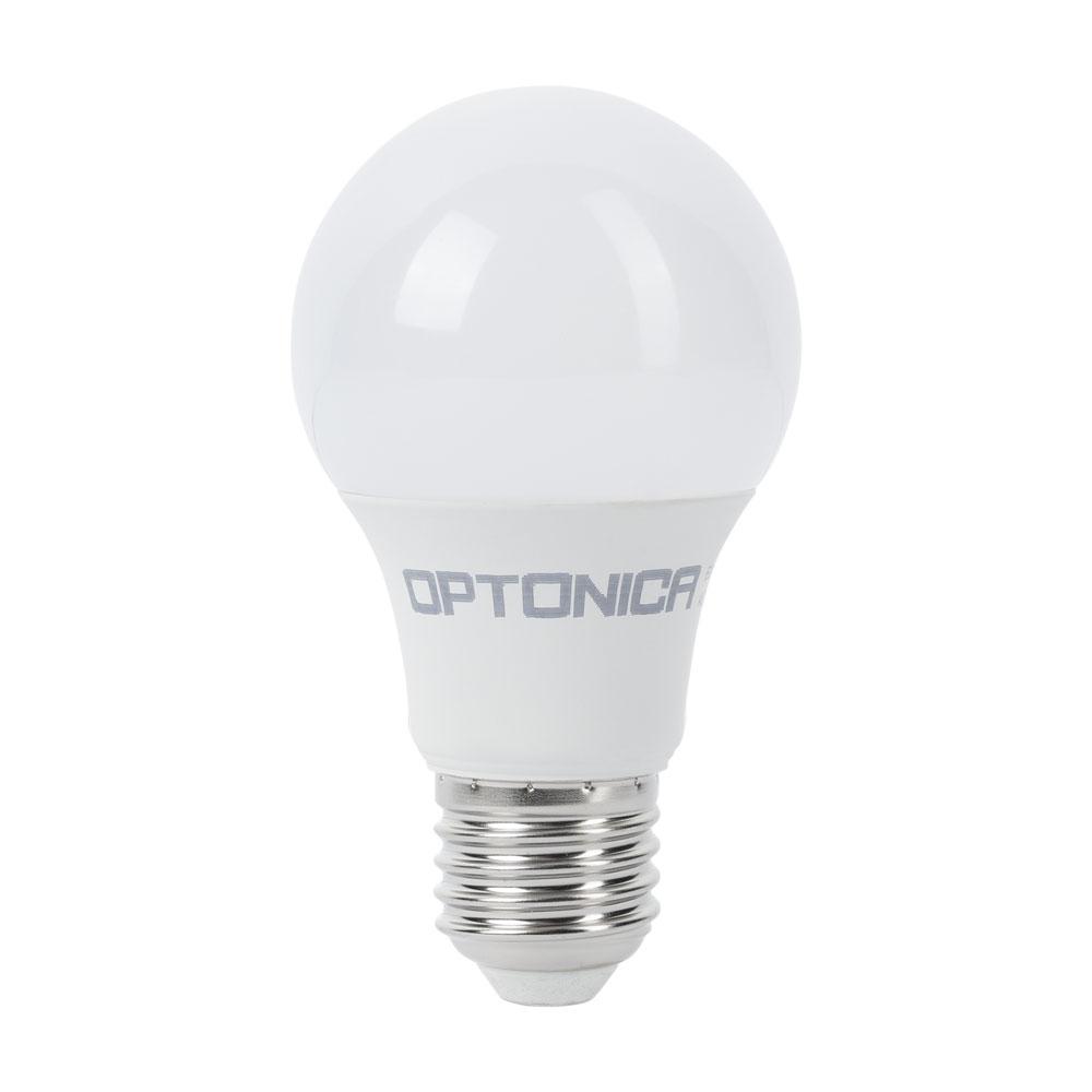 Optonica LED Žárovka E27 A60 8.5W Teplá bílá