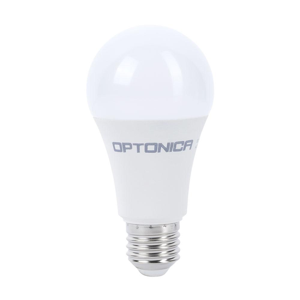 Optonica LED Žárovka E27 A60 14W 14W Studená bílá