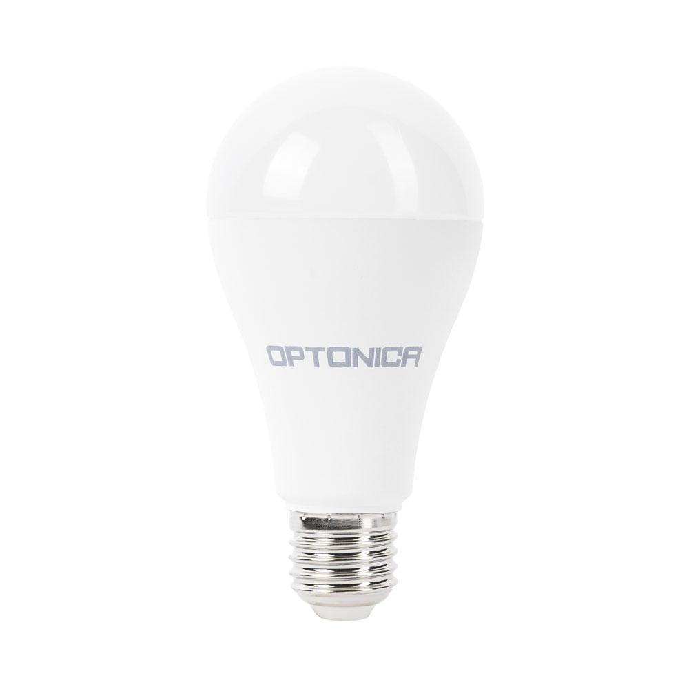 Optonica LED Žárovka E27 A60 17W 17 W Studená bílá