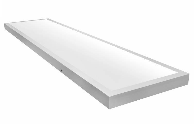 DomenoLED Přisazený stropní LED panel bílý 120cm X 30cm 60W Neutrální bílá barva