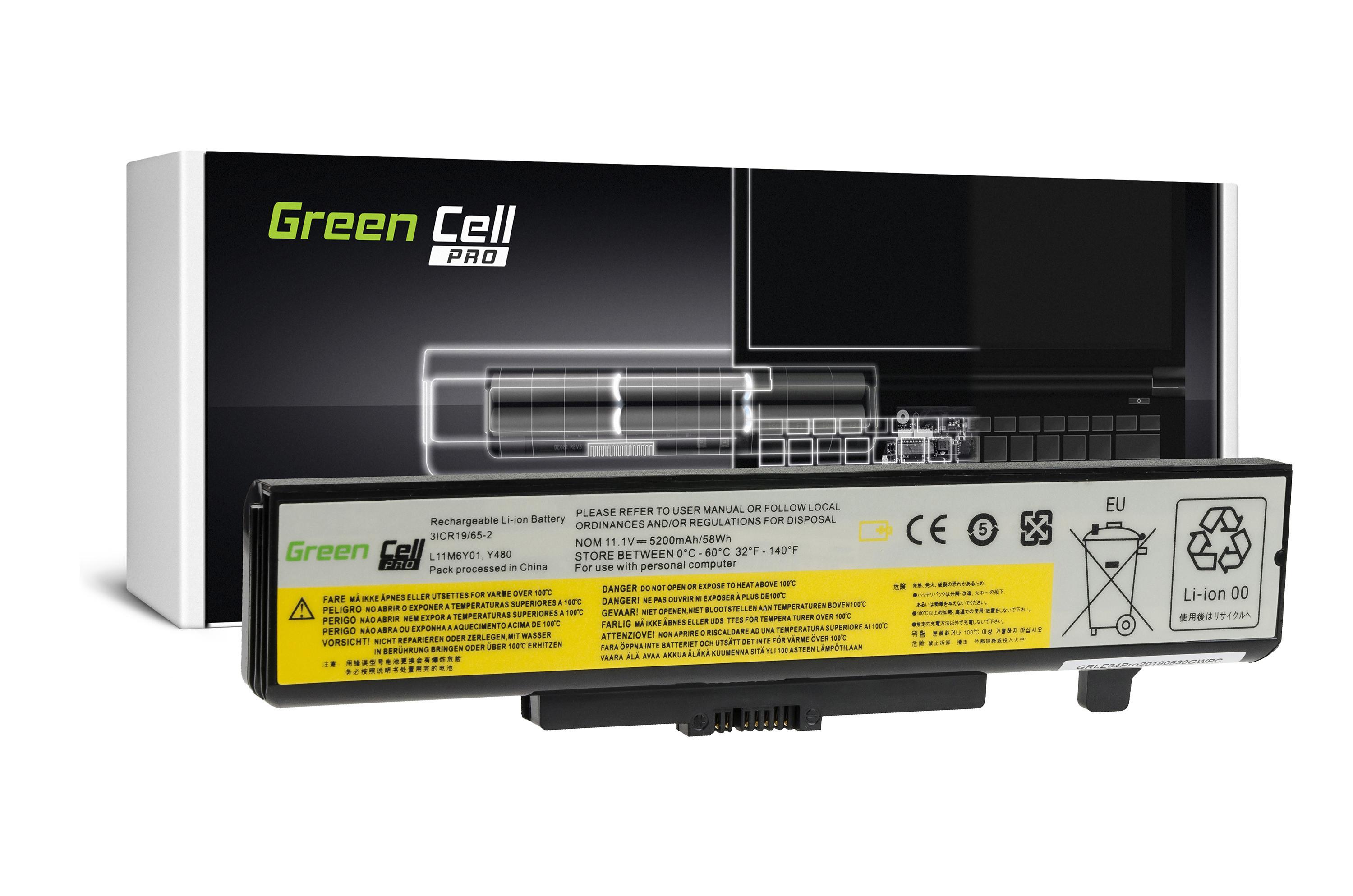 Green Cell Baterie PRO pro Lenovo G500 G505 G510 G580 G580A G585 G700 G710 G480 G485 IdeaPad P580 P585 Y480 Y580 Z480 Z585 LE34PRO