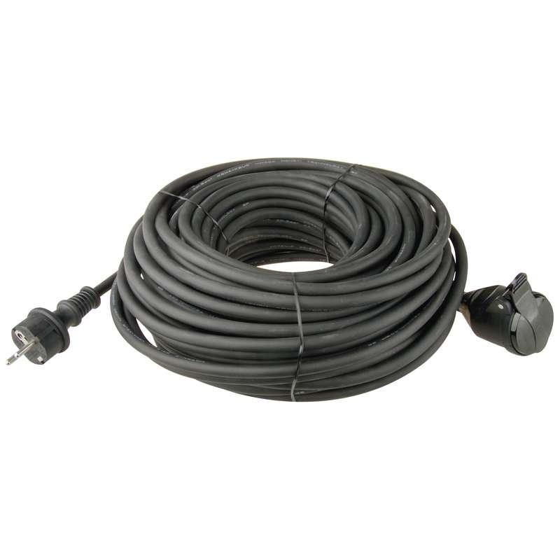 Emos Venkovní prodlužovací kabel 10 m / 1 zásuvka / černý / guma-neopren / 230 V / 1,5 mm2 P01710