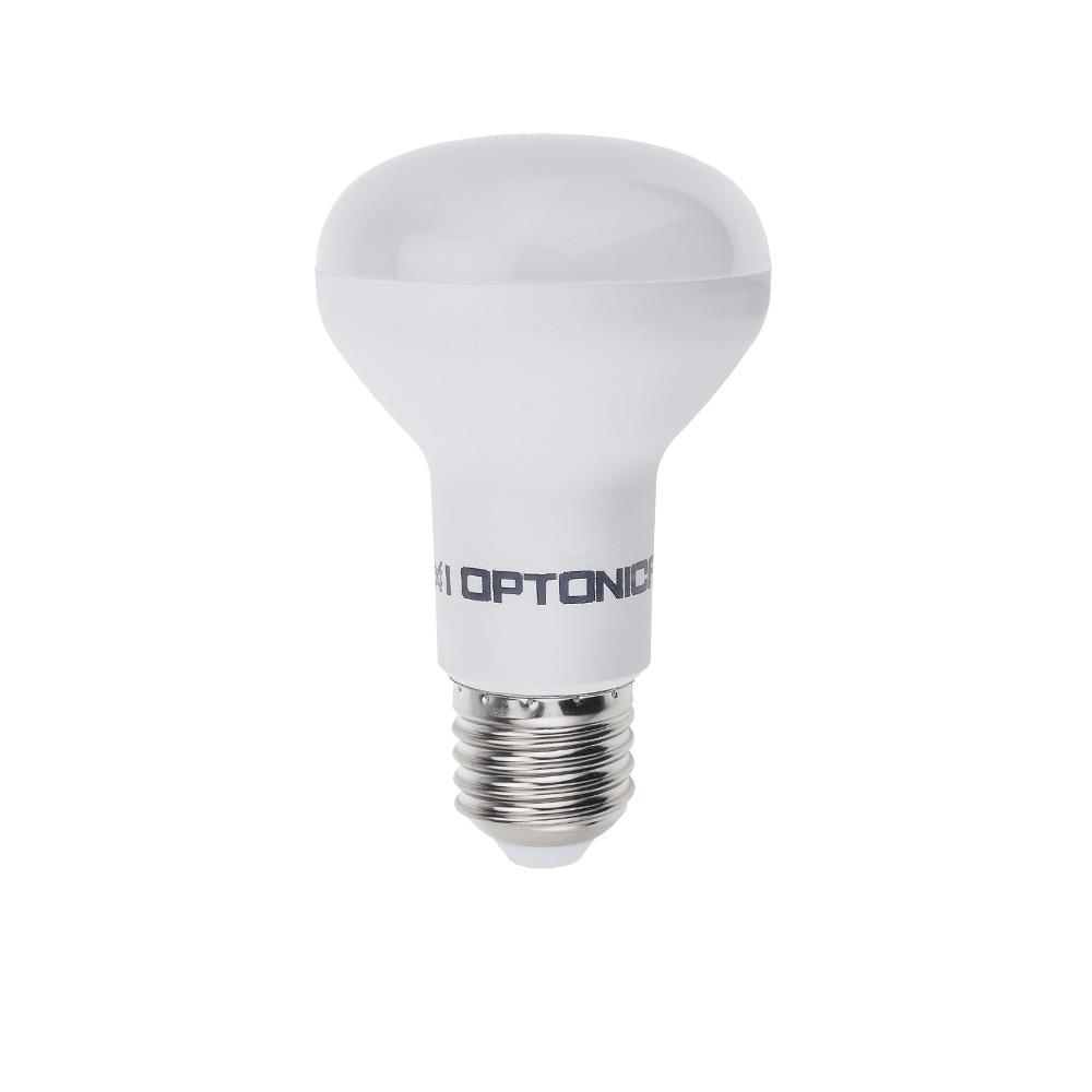 Optonica LED Žárovka E27 R63 6W Studená bílá