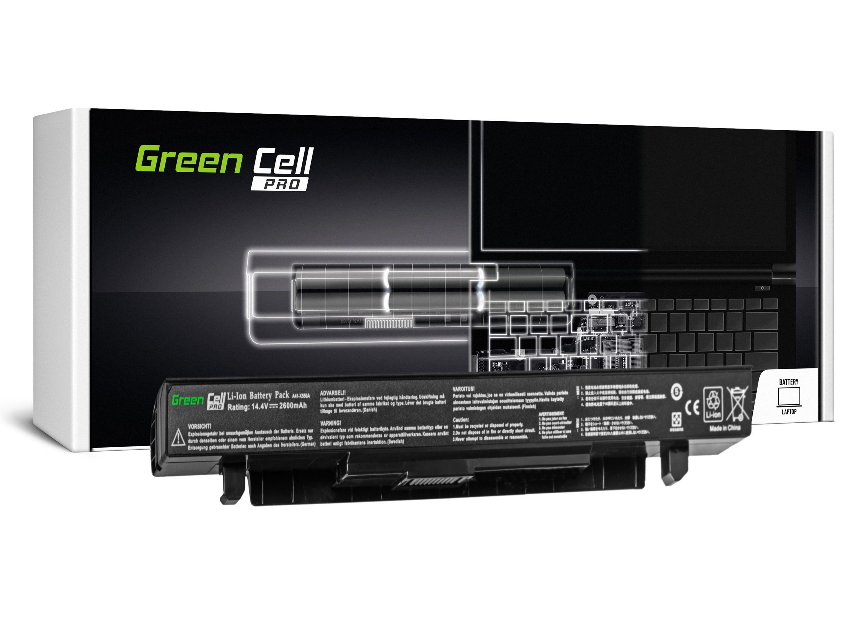 Green Cell Baterie PRO A41-X550A A41-X550 pro Asus A550 K550 R510 R510C R510L X550 X550C X550CA X550CC X550L X550V X550VC AS58PRO