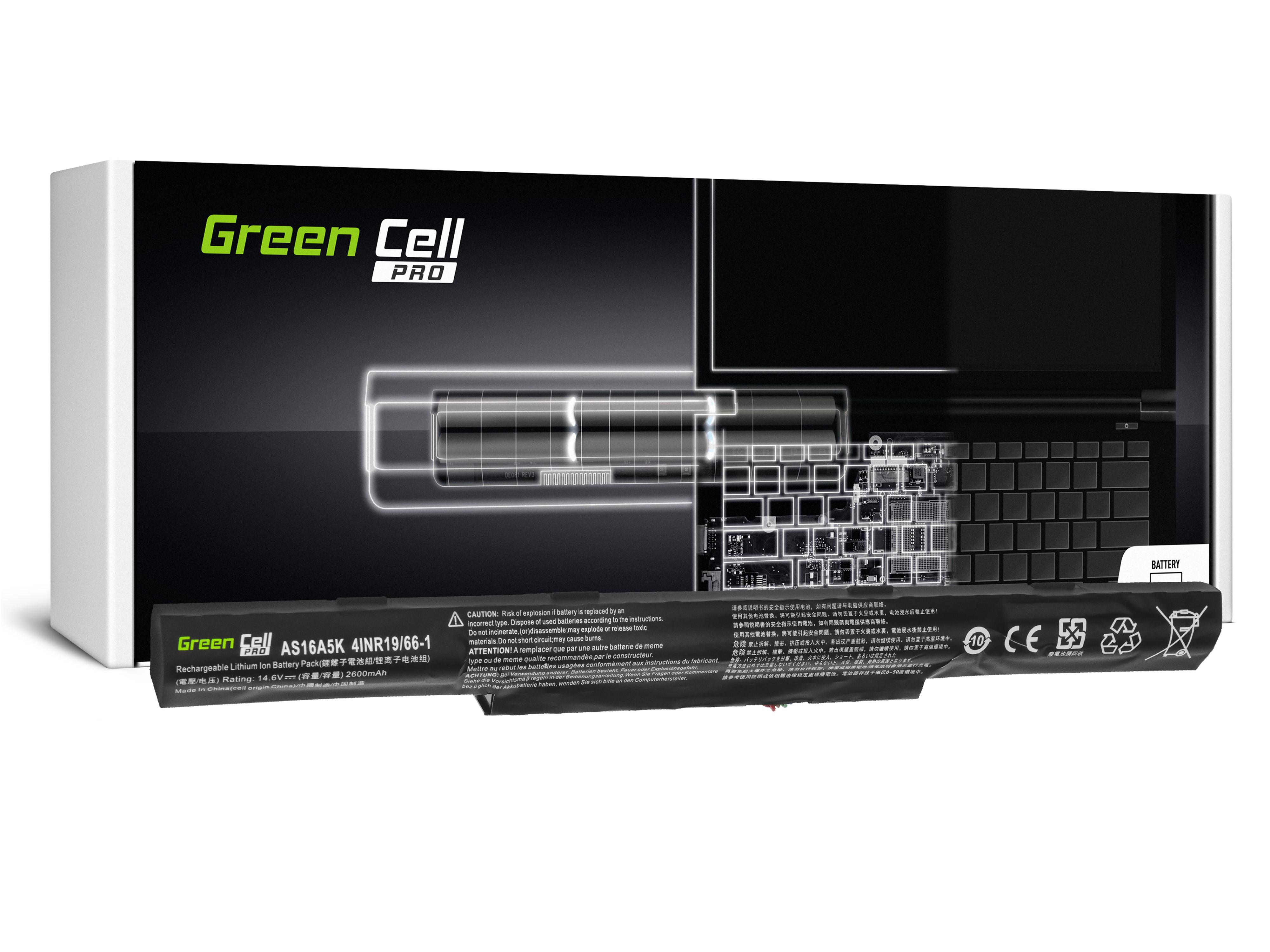 Green Cell Baterie PRO AS16A5K pro Acer Aspire E15 E5-553 E5-553G E5-575 E5-575G F15 F5-573 F5-573G AC51PRO