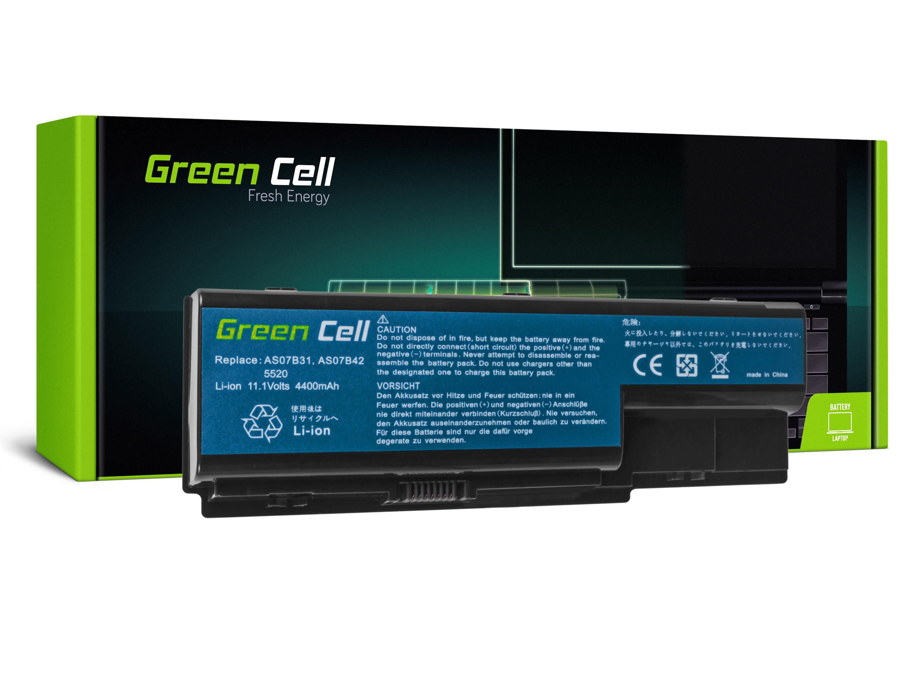Green Cell Baterie AS07B31 AS07B41 AS07B51 pro Acer Aspire 5220 5520 5720 7720 7520 5315 5739 6930 5739G AC03