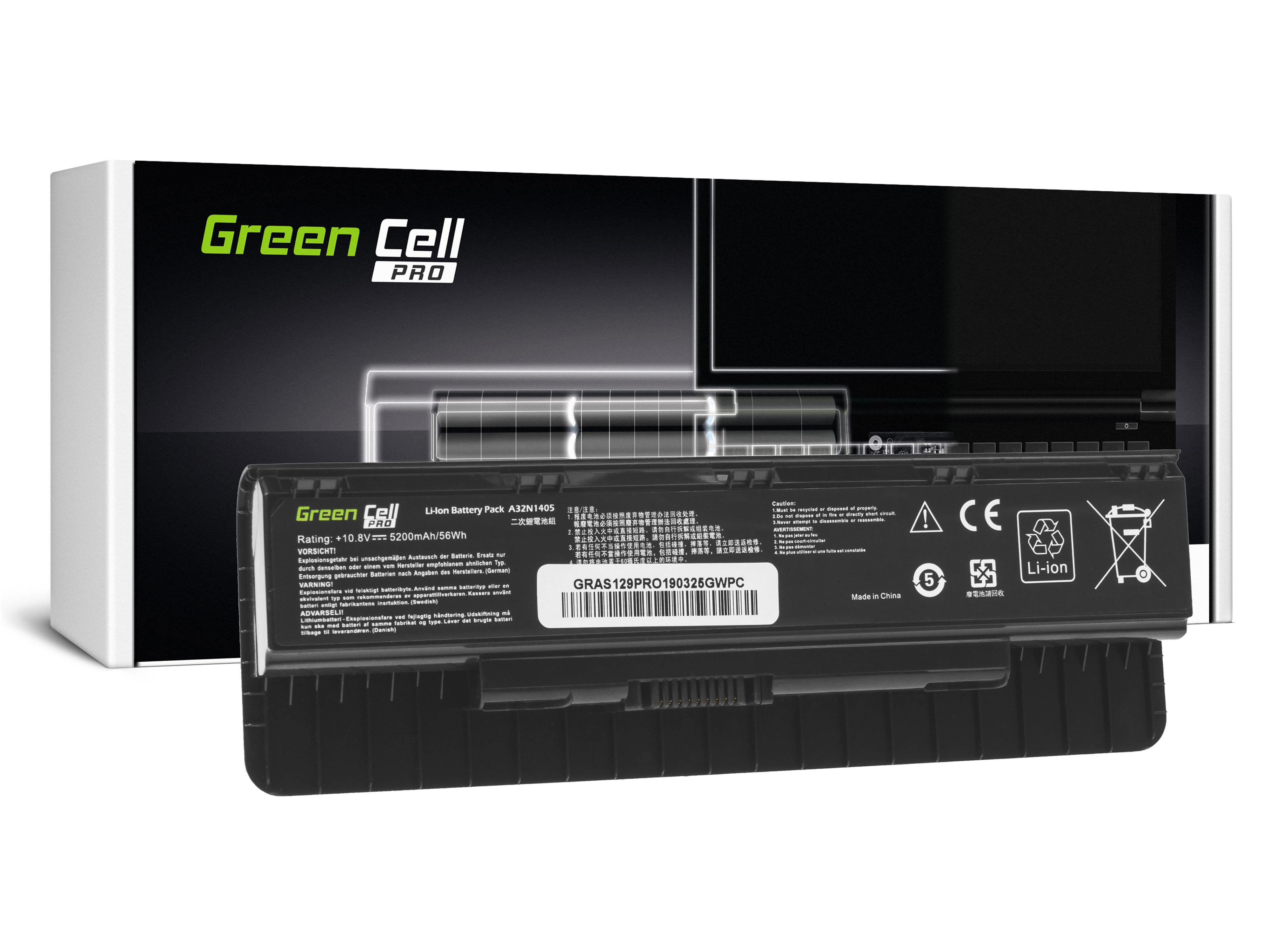 Green Cell Baterie PRO A32N1405 pro Asus G551 G551J G551JM G551JW G771 G771J G771JM G771JW N551 N551J N551JM N551JW N551JX AS129PRO