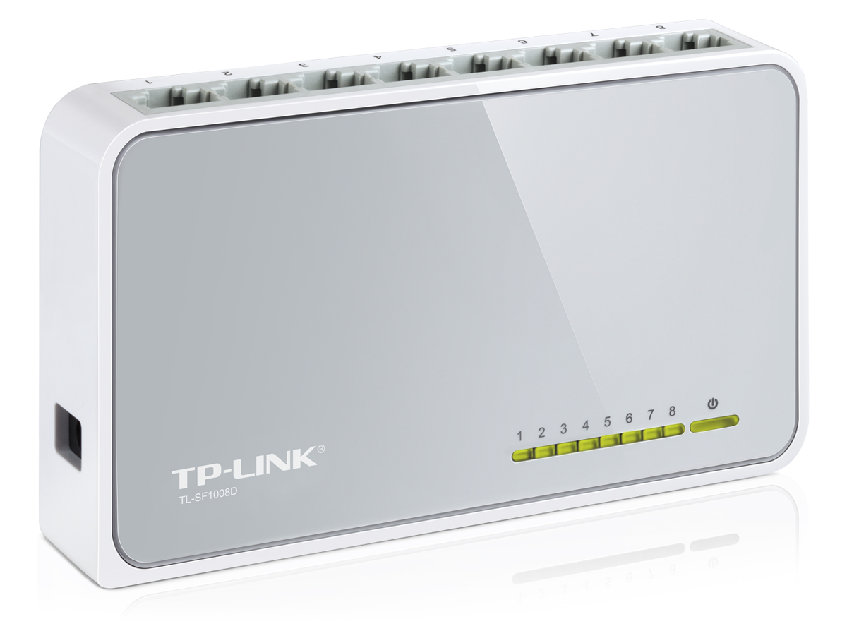 Switch TP-LINK TL-SF1008D 8 portů, 10/100Mbps