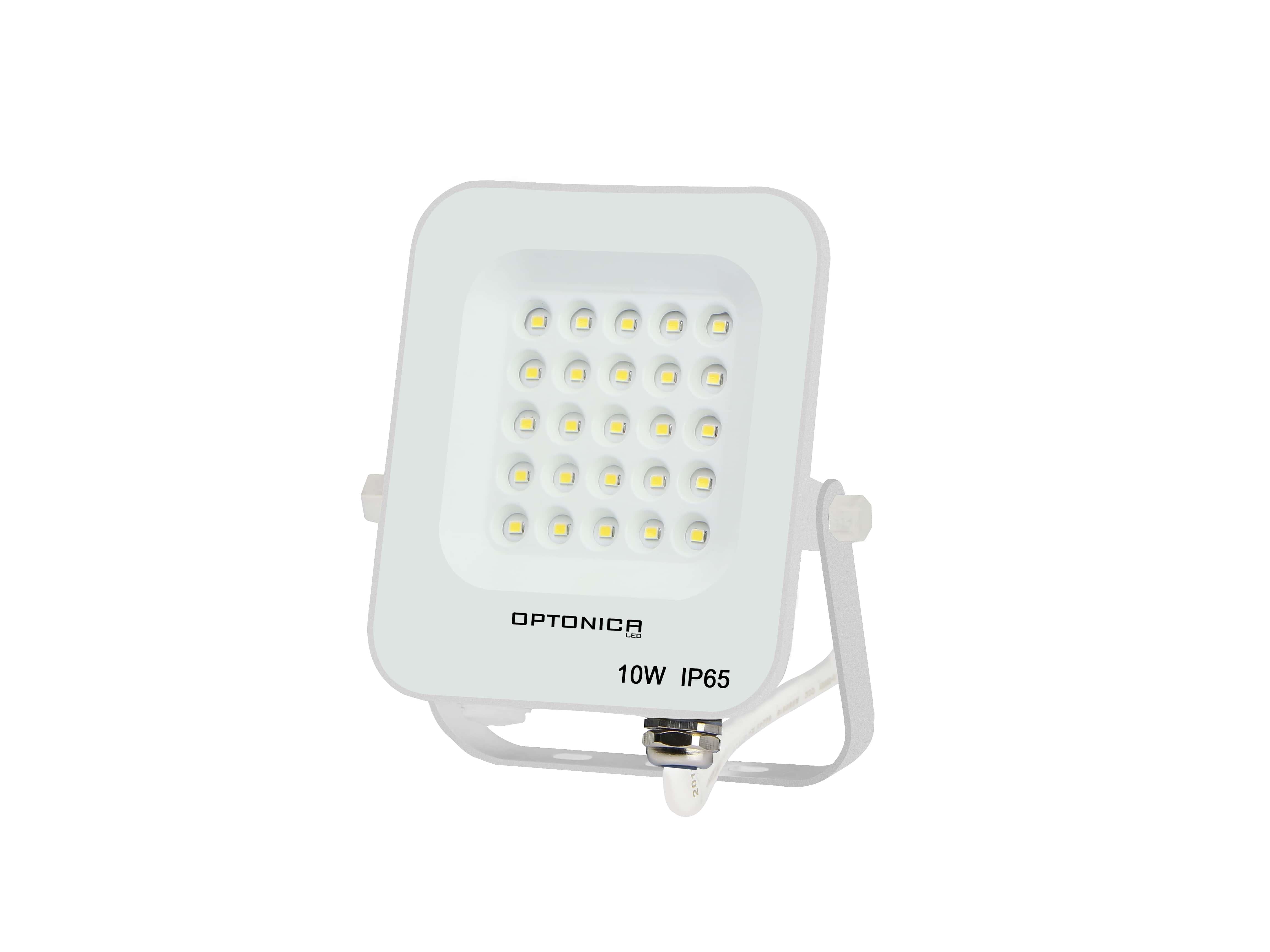 Optonica LED SMD reflektor bílé Body IP65 10W Teplá bílá 5703