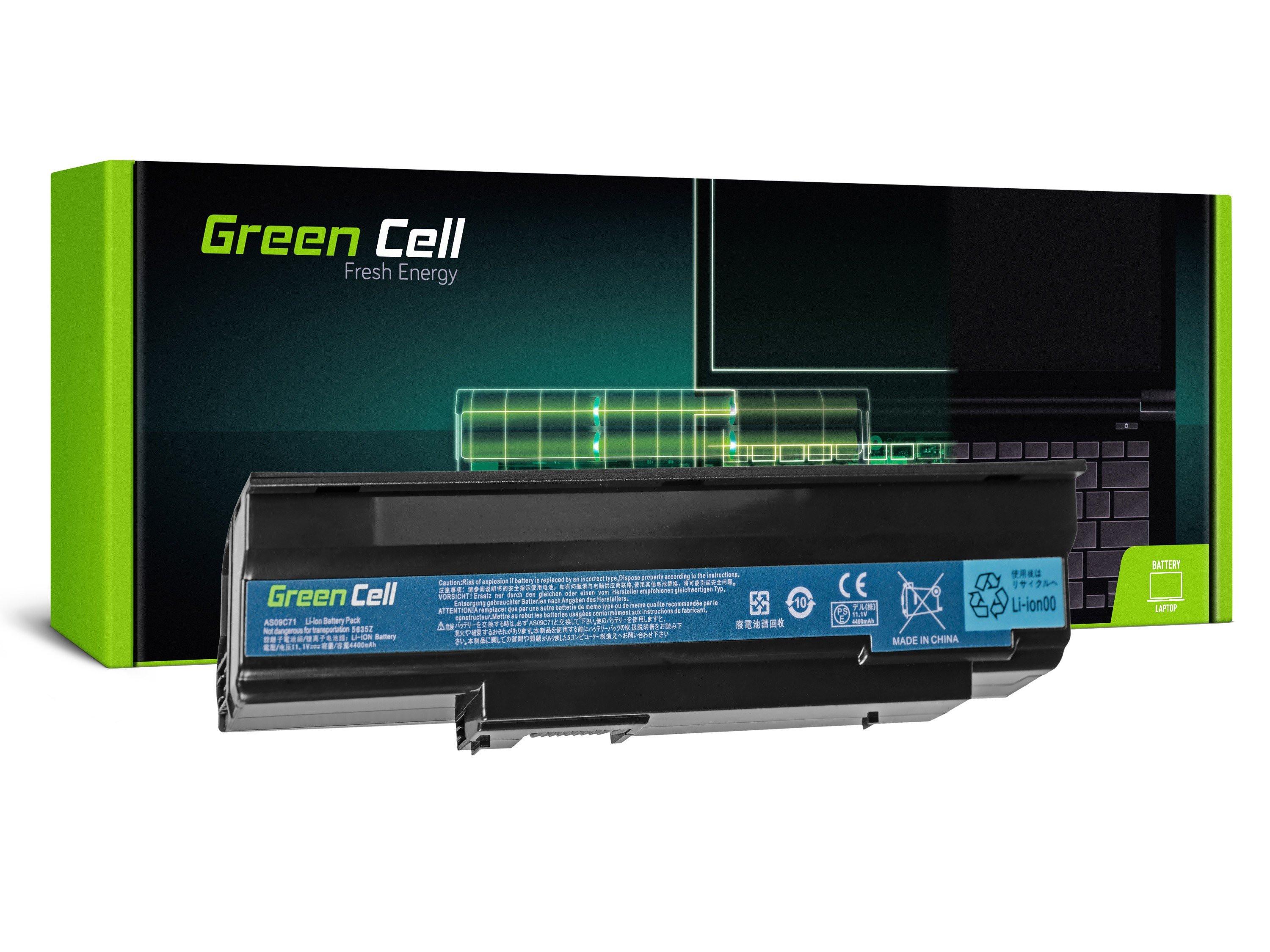 Green Cell Baterie AS09C31 AS09C71 ZR6 pro Acer eMachines E528 E728 Extensa 5235 5635 5635G 5635Z 5635ZG AC12