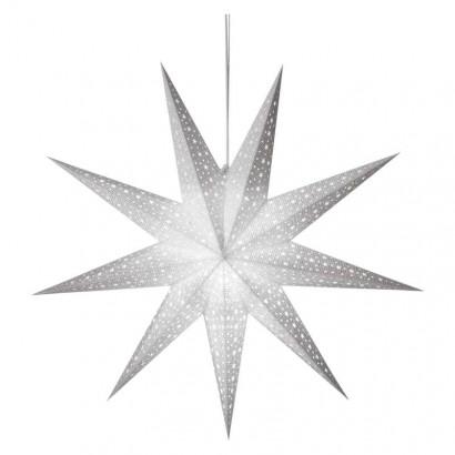 Emos Vánoční hvězda papírová závěsné, 60 cm, vnitřní DCAZ09