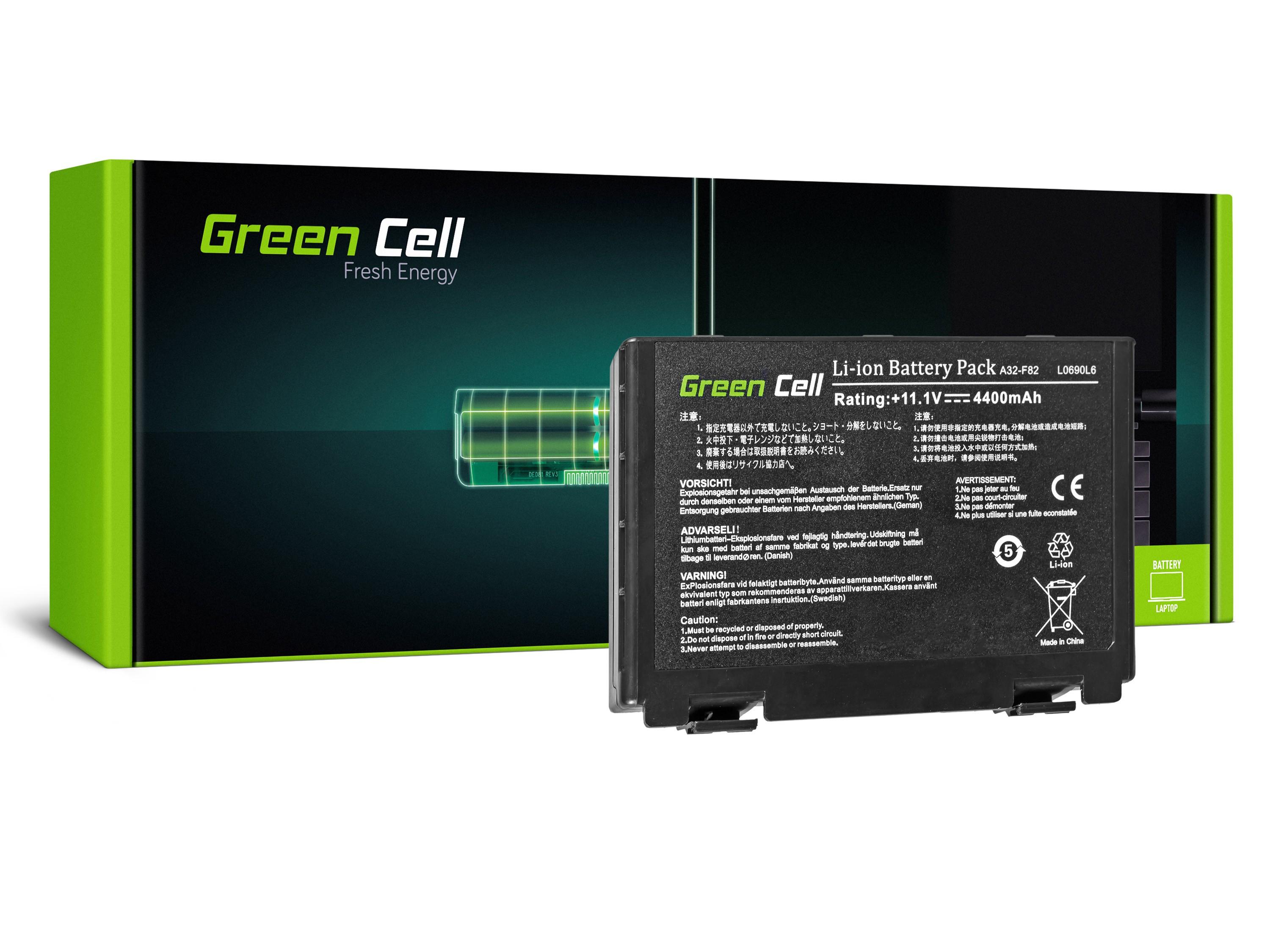 Green Cell Baterie A32-F82 A32-F52 L0690L6 pro Asus K40iJ K50 K50AB K50C K50IJ K50i K50iN K70 K70IJ K70IO AS01
