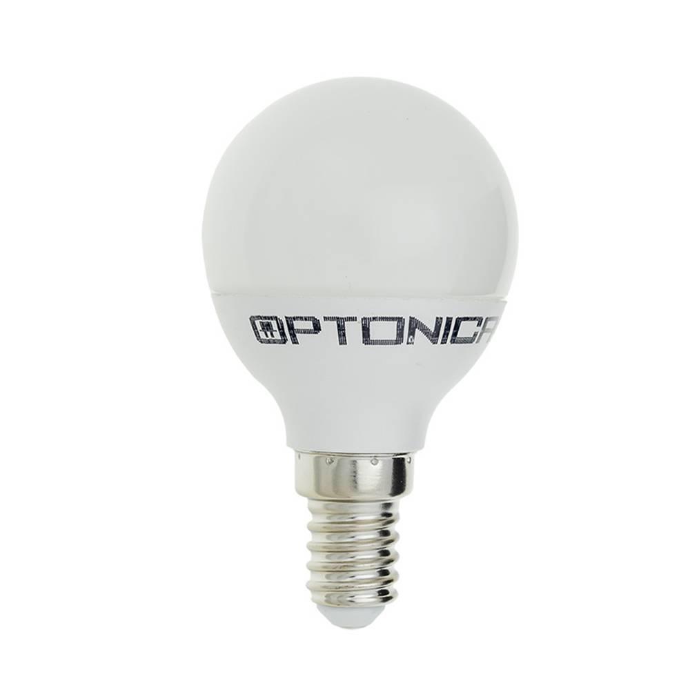 Optonica LED Žárovka G45 E14 8.5W Studená bílá