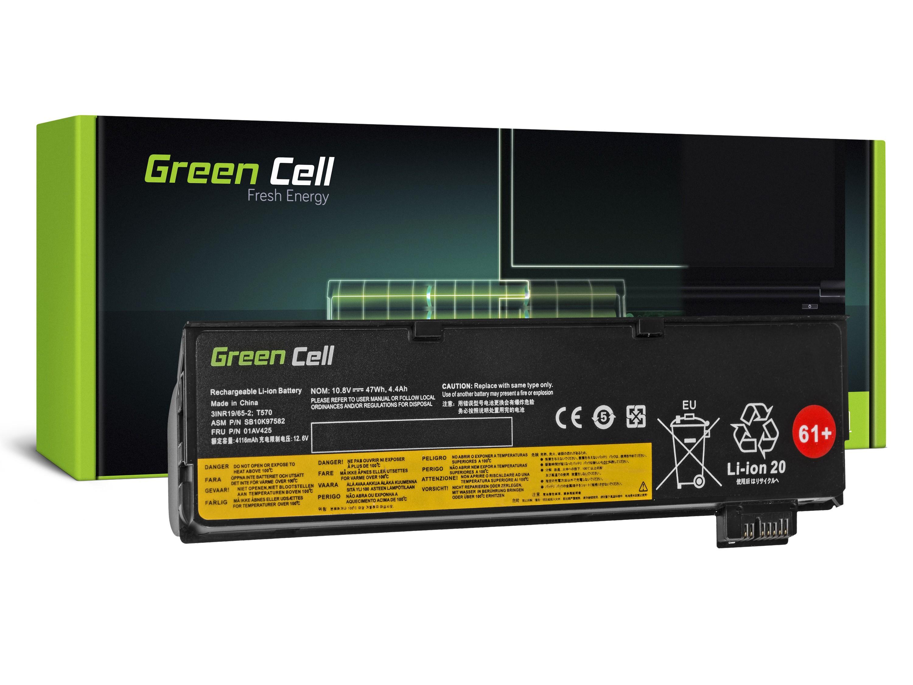 Green Cell Baterie 01AV424 pro Lenovo ThinkPad T470 T570 A475 P51S T25 LE95