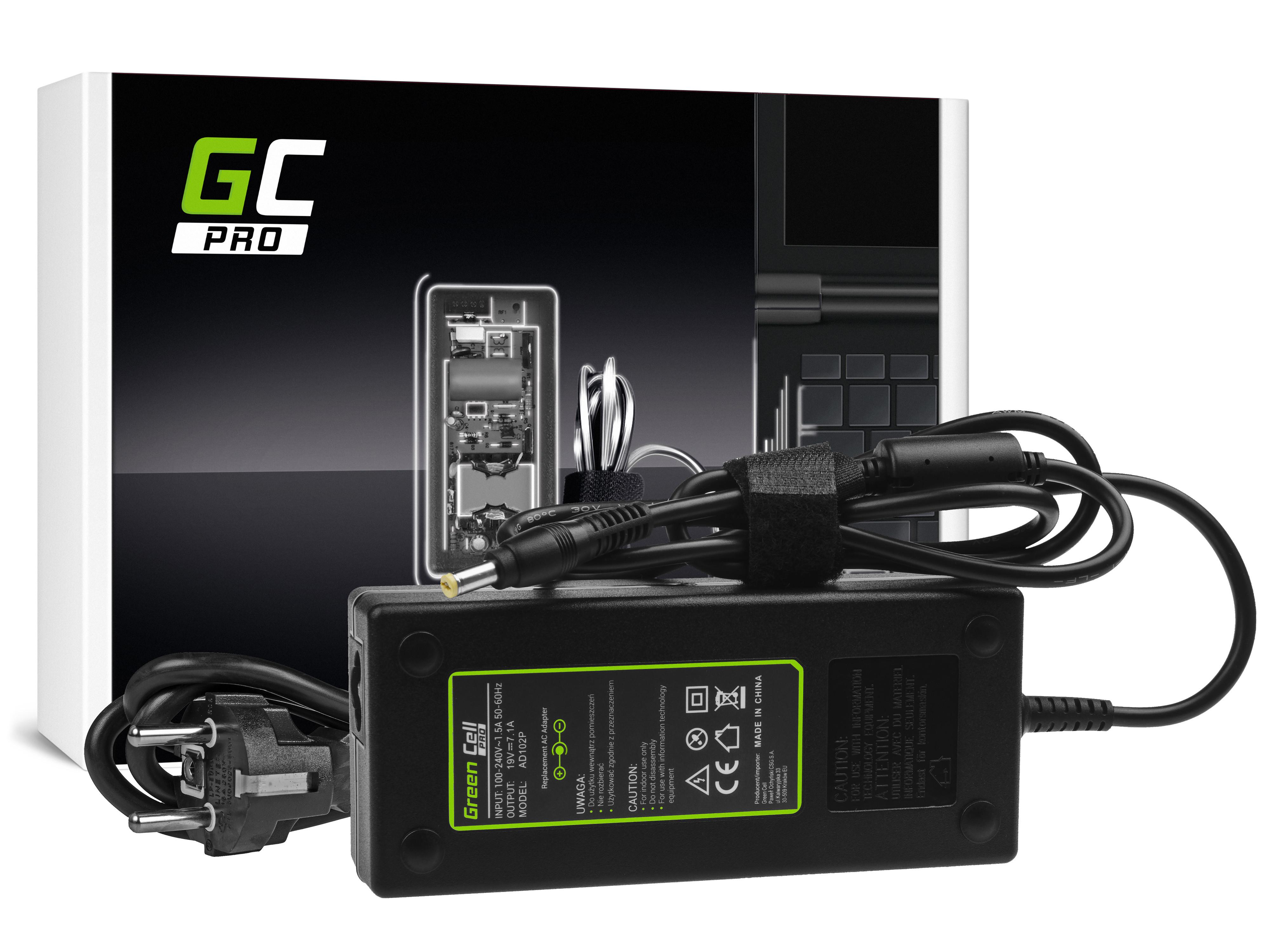 Green Cell PRO nabíječka / AC Adapter 19V 7.1A 135W pro Acer Aspire Nitro V15 VN7-571G VN7-572G VN7-591G VN7-592G AD102P