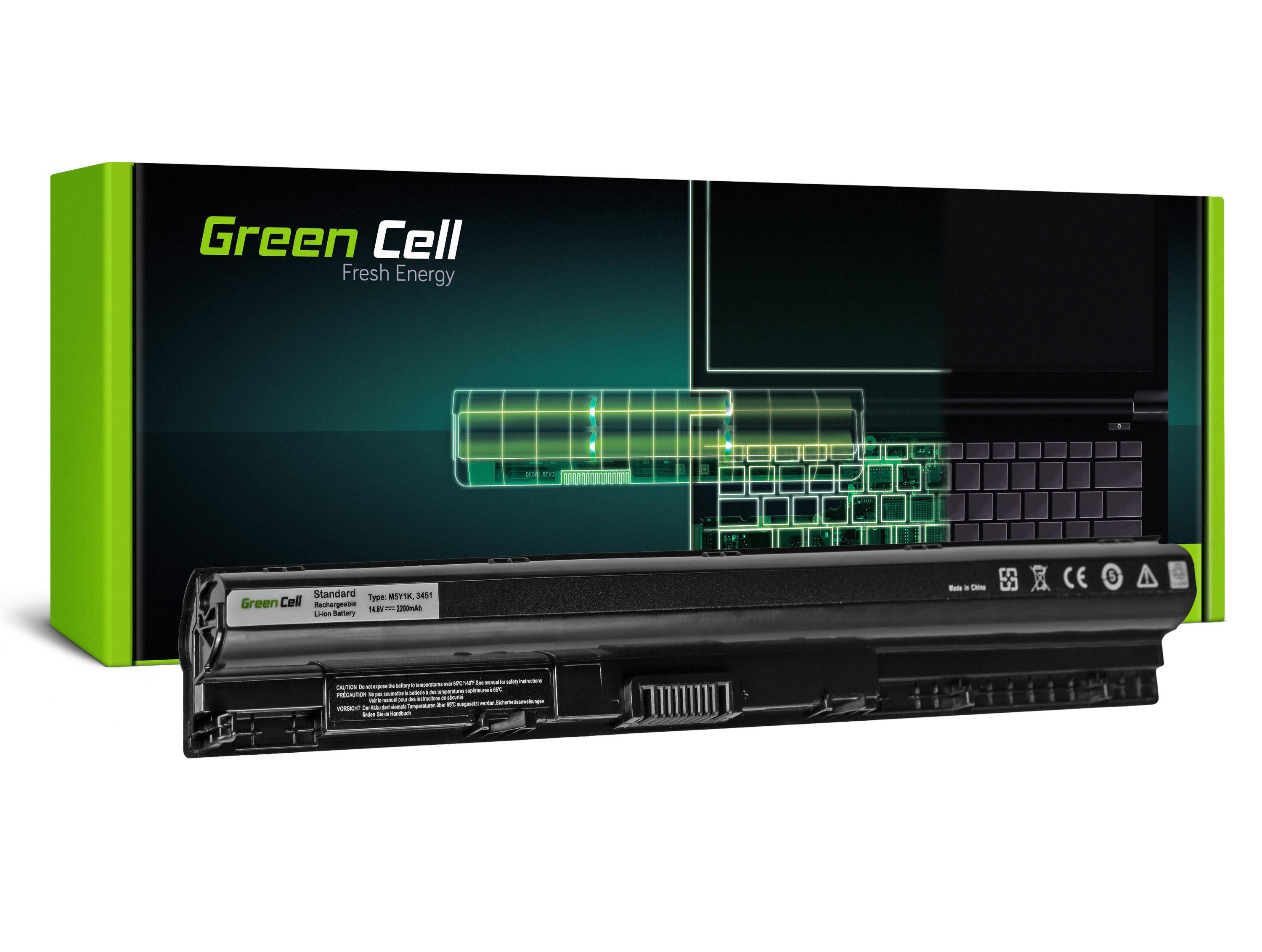 Green Cell Baterie M5Y1K pro Dell Inspiron 15 3552 3567 3573 5551 5552 5558 5559 Inspiron 17 5755 DE77