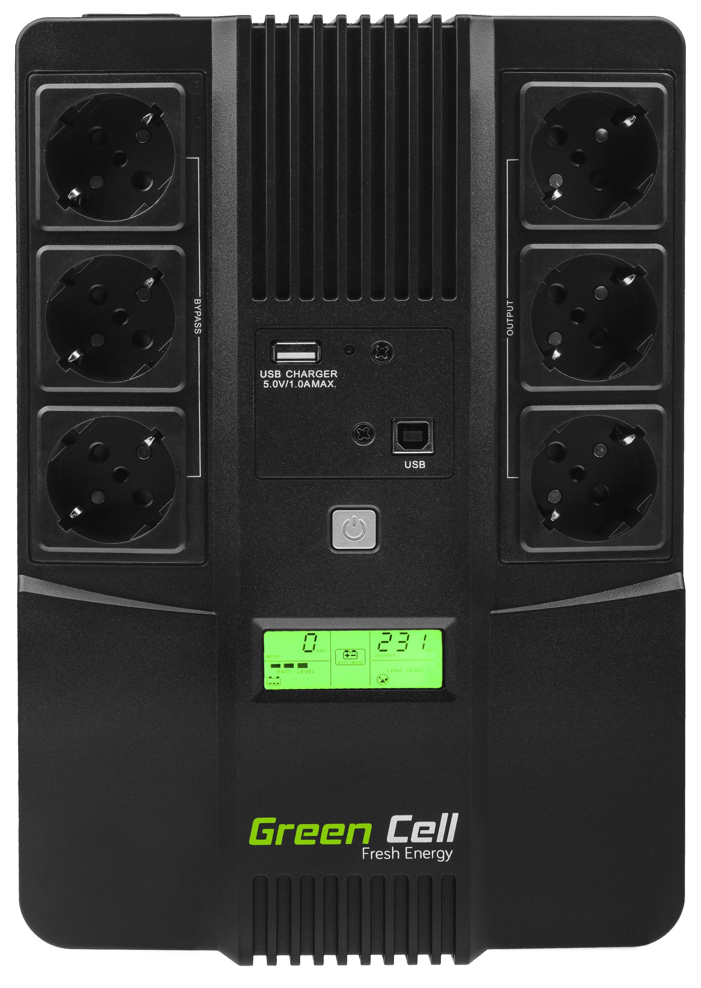 Green Cell UPS AiO 800VA 480W UPS07 UPS07