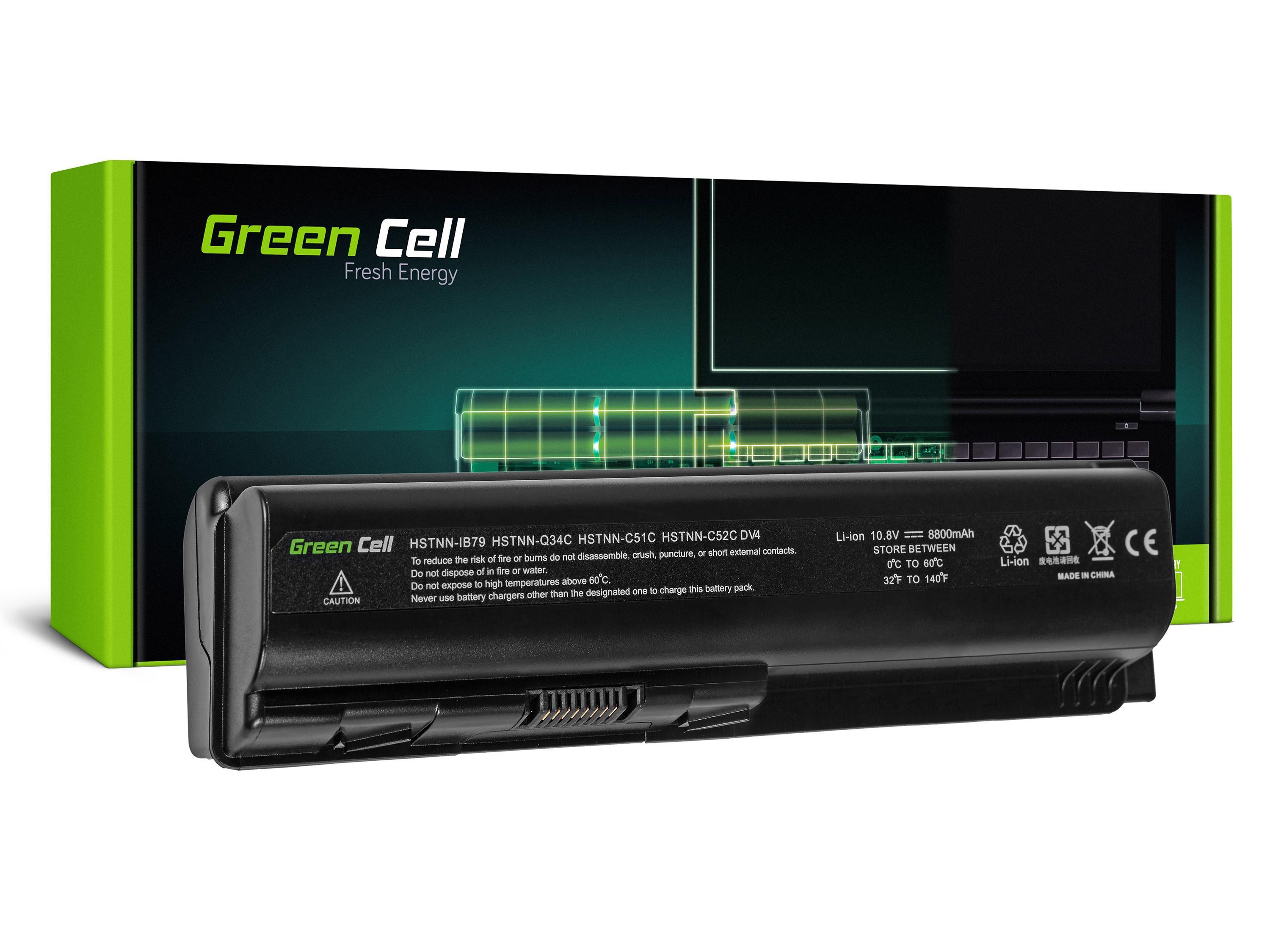 Green Cell Baterie Green Cell pro HP Pavilion Compaq Presario z serii DV4 DV5 DV6 CQ60 CQ70 10.8V 12 cell HP02