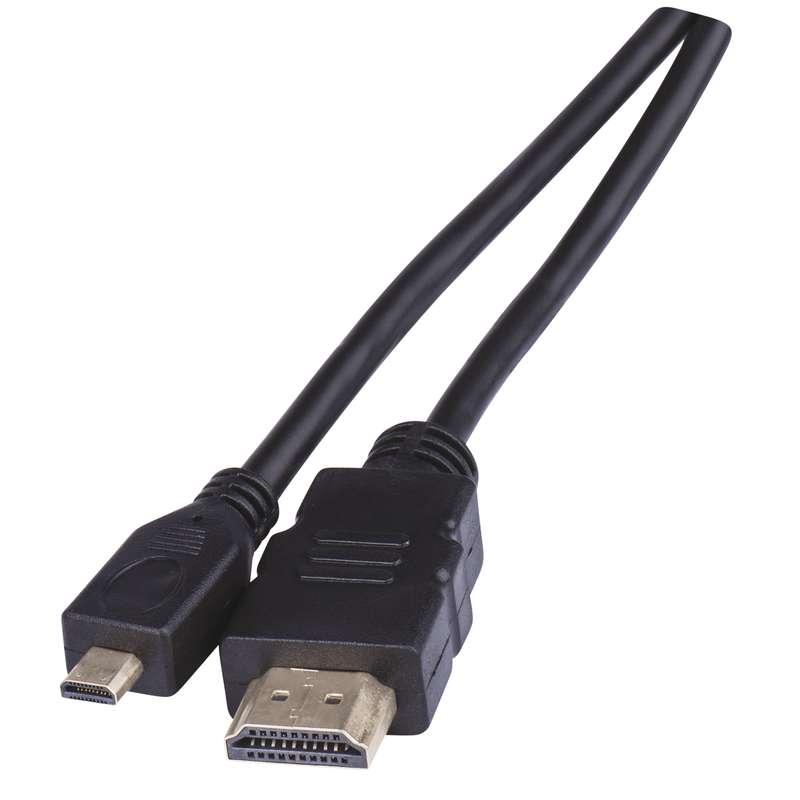 Emos HDMI 2.0 high speed kabel ethernet A vidlice-D vidlice 1,5m SB1201